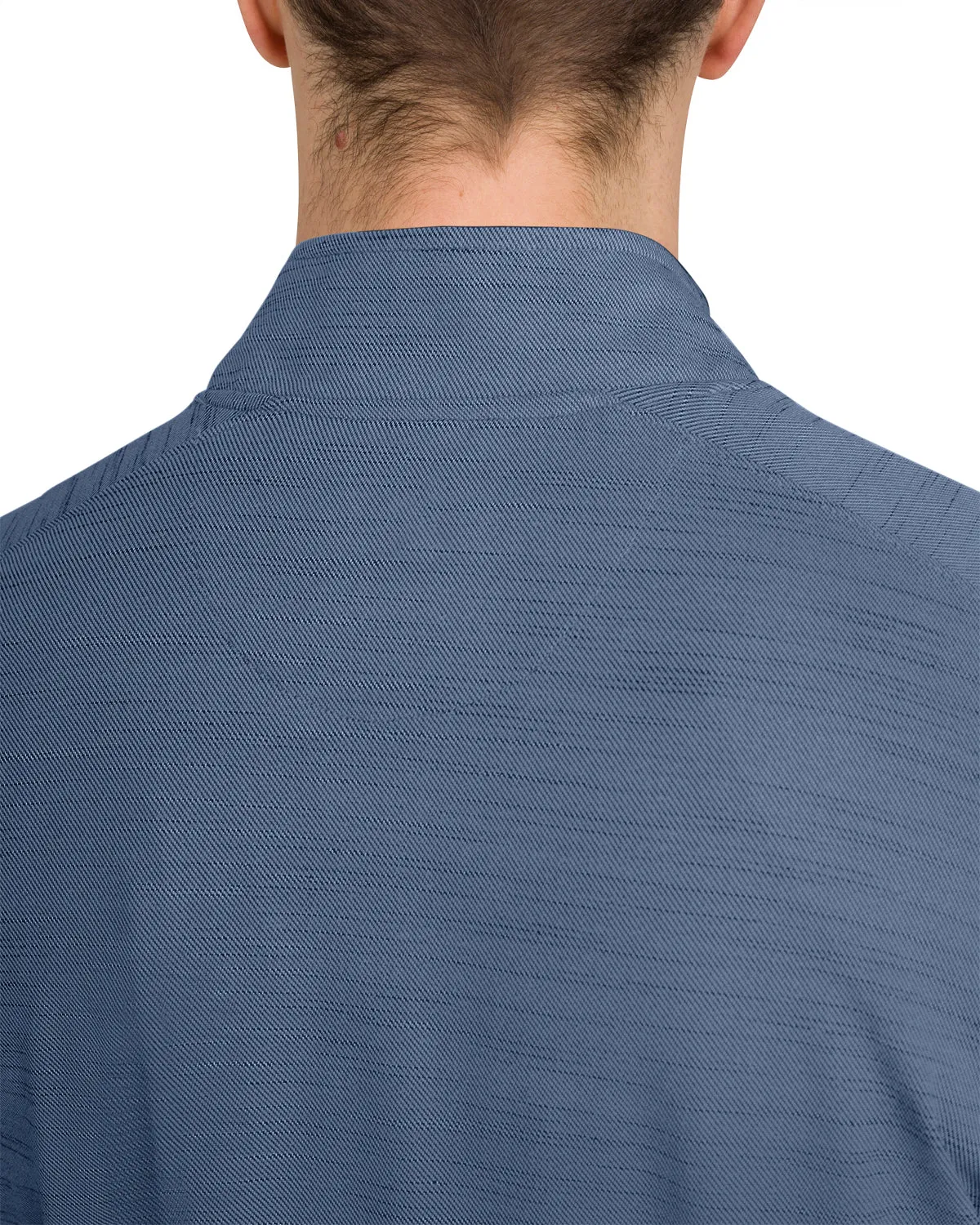 Heathered Quarter Zip Pullover Sweater
